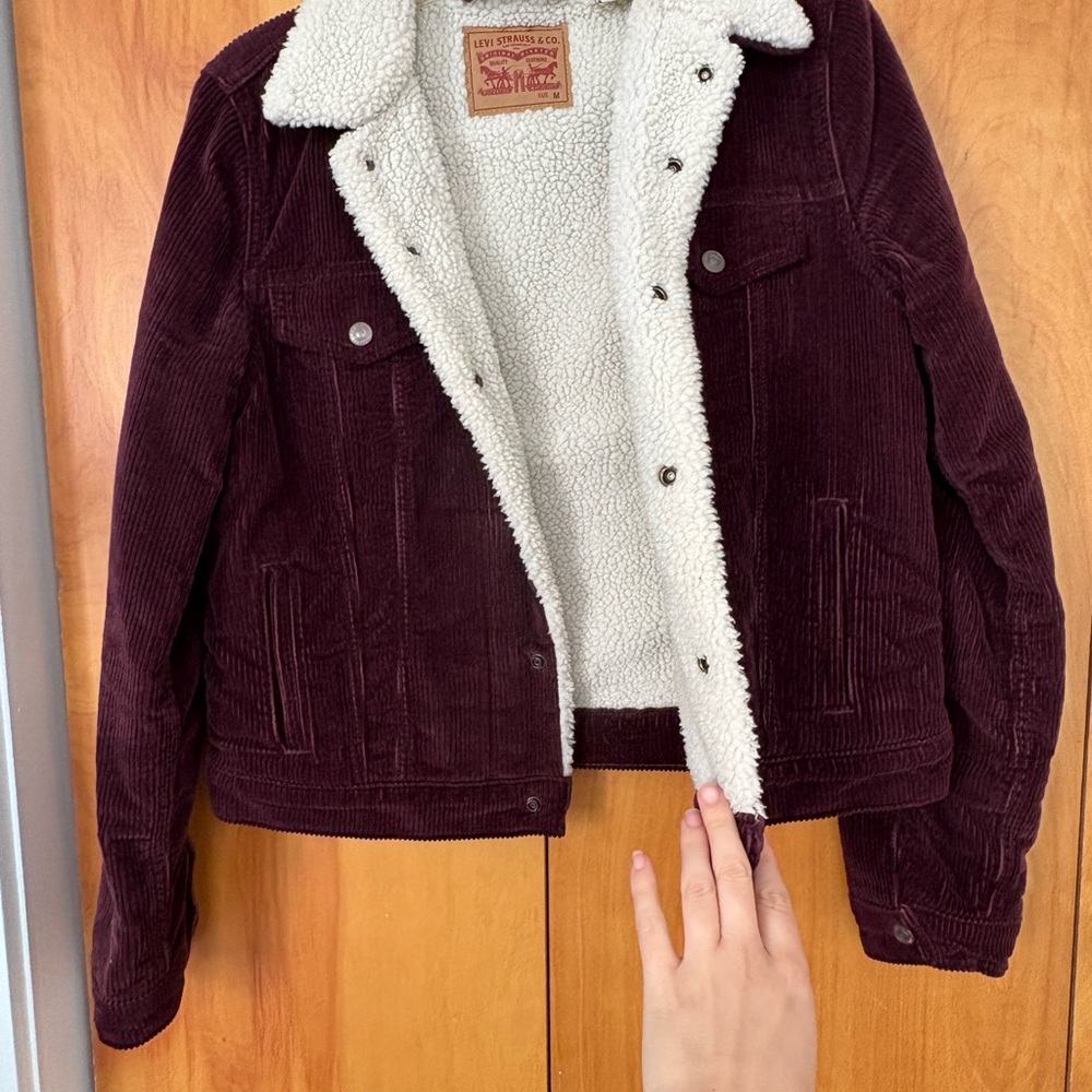 Levi’s Corduroy Sherpa-Lined Jacket